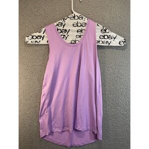 Athletic Brand Women's Purple Racerback Athletic Stretch Tank Medium